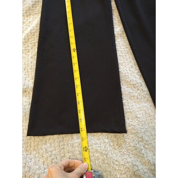 Lauren Ralph Lauren wide leg ruffled v-neck sleeveless black Romper Size 6 Boho - Picture 6 of 11